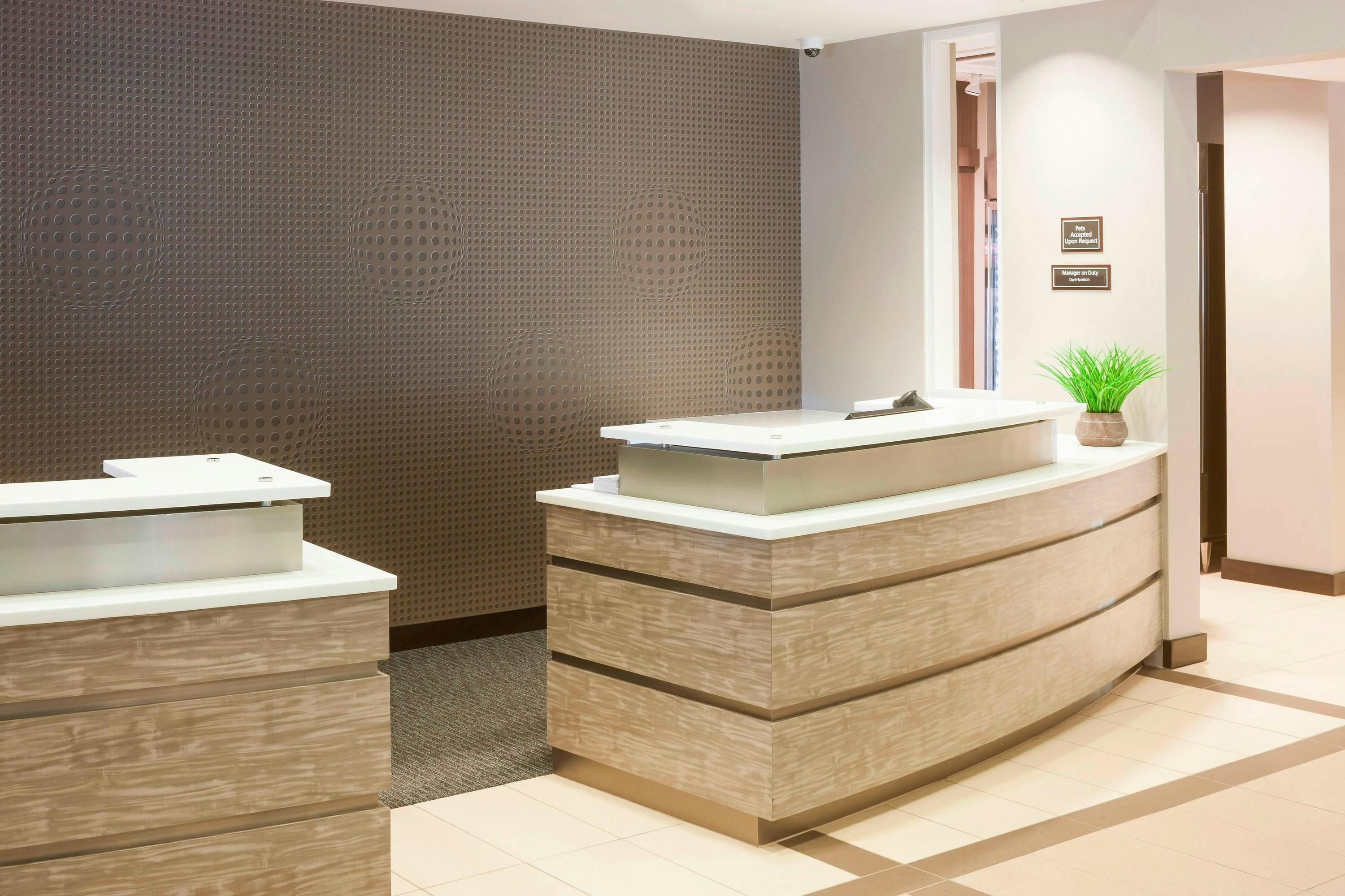 Front desk