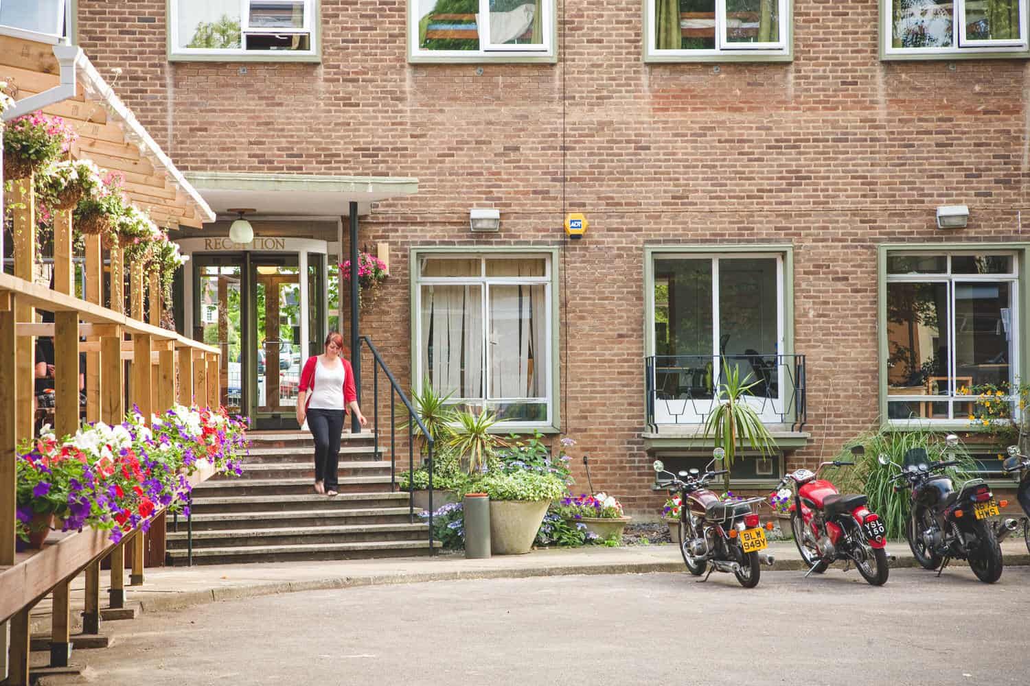 Hotel entrance